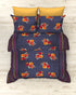 COCO KING 100% COTTON 160 TC KINGSIZE BEDSHEET WITH 2 PILLOW COVERS-11B